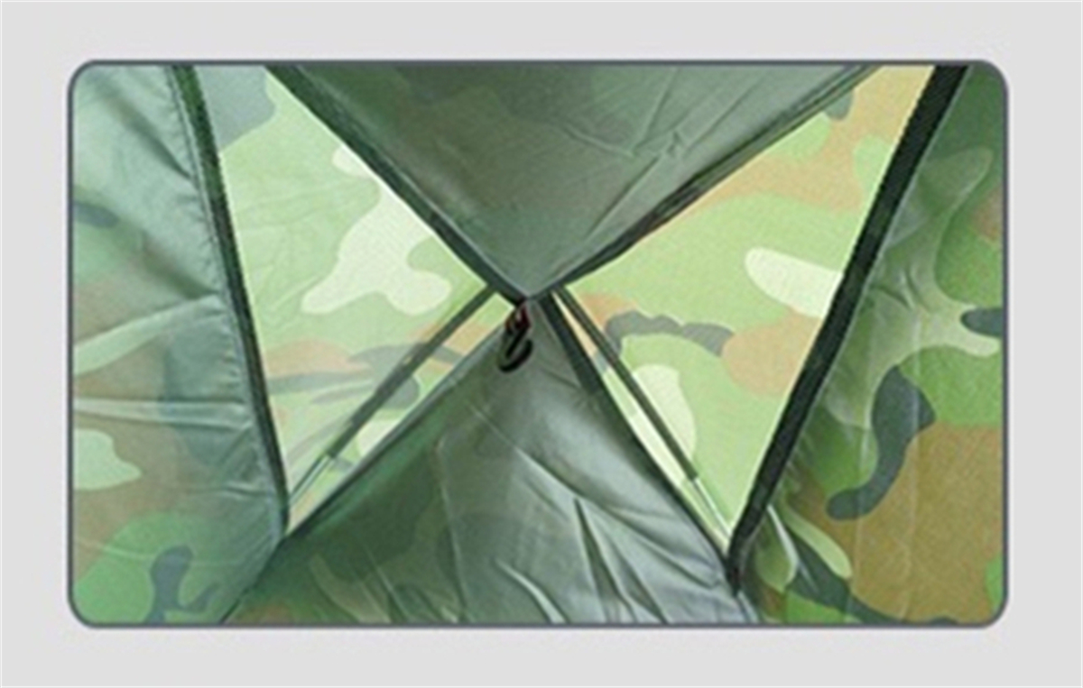Cheap Goat Tents 3 4 Person Single Layer Camouflage Outdoor Tent Manual Single Layer Thickening Waterproof Sunscreen Camouflage Camping Tent   